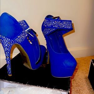 Royal Blue Heels
